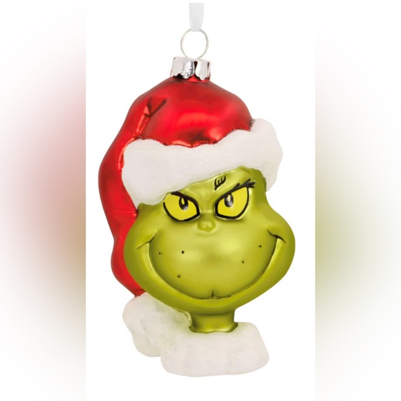 How the Grinch Stole Christmas! Blown Glass Ornament, Dr. Seuss Tree Decoration - Picture 6 of 12
